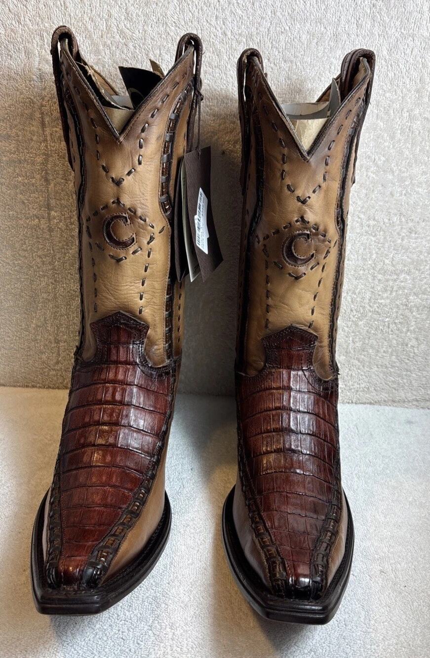 Cuadra Boots Western Cowboy Boots 3 Pieces Exotic Skin Size 10 EE